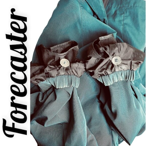 FORECASTER SPORT Vintage Mid-length Trench Raincoat Removable Liner & Hood, M - Picture 9 of 12